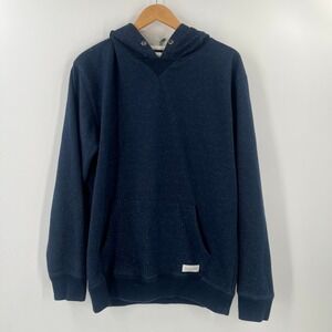 Saturdays NYC Hoodie Men's XL Blue Pullover Sweatshirt Logo Graphic Streetwear